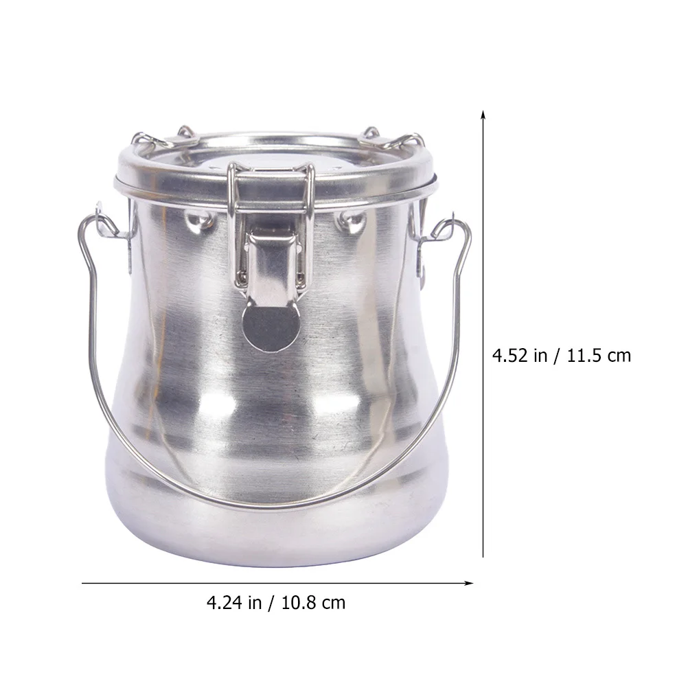 Oil Paint Brush Barrel Stainless Steel Portable Brush Washing Bucket For Water Oil Ink Turpentine Painting Tool