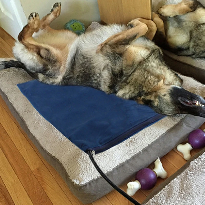 เครื่องทําความร้อนไฟฟ้าสัตว์เลี้ยงผ้าห่มไฟฟ้าเครื่องทําความร้อน Pad สุนัขแมว 7 Gears Thermostat เครื่องทําความร้อน Pad สําหรับฤดูหนาวอุ่นเตียง US Plug