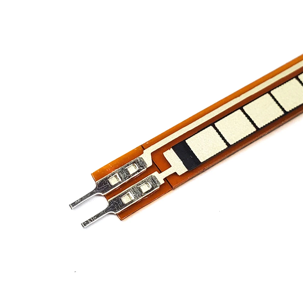 Flex Bending Sensor 2.2/4.5 Inch Resistor with 2-Pin Metal Foot 25/10kΩ for Arduino Electronics Flexible Sensor