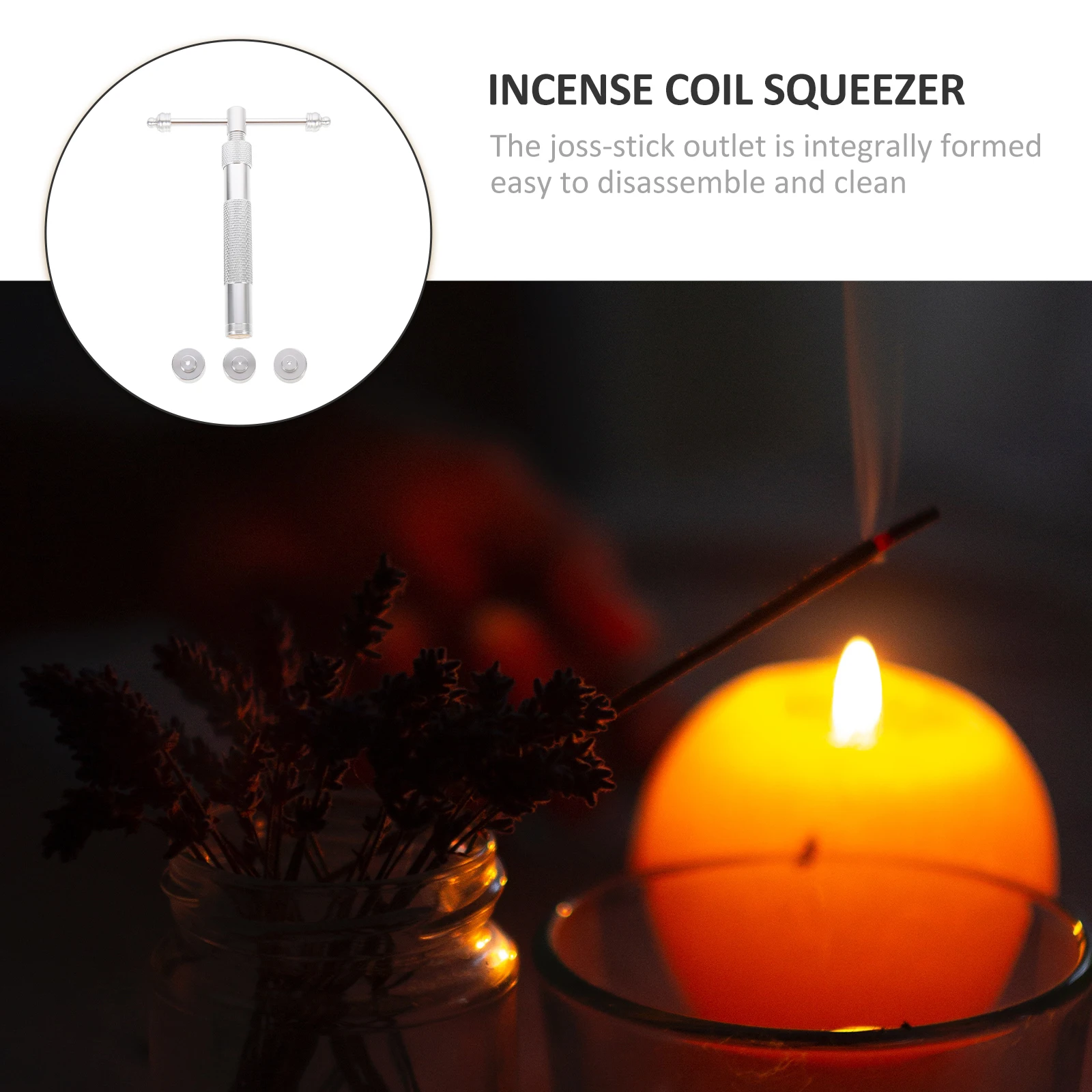 

Incense Stick Maker 2 0mm 1 5mm 2 5mm Silver Alloy Mold Portable Fragrance Machine Coil Squeezer Easy Clean Corrosion Resistant