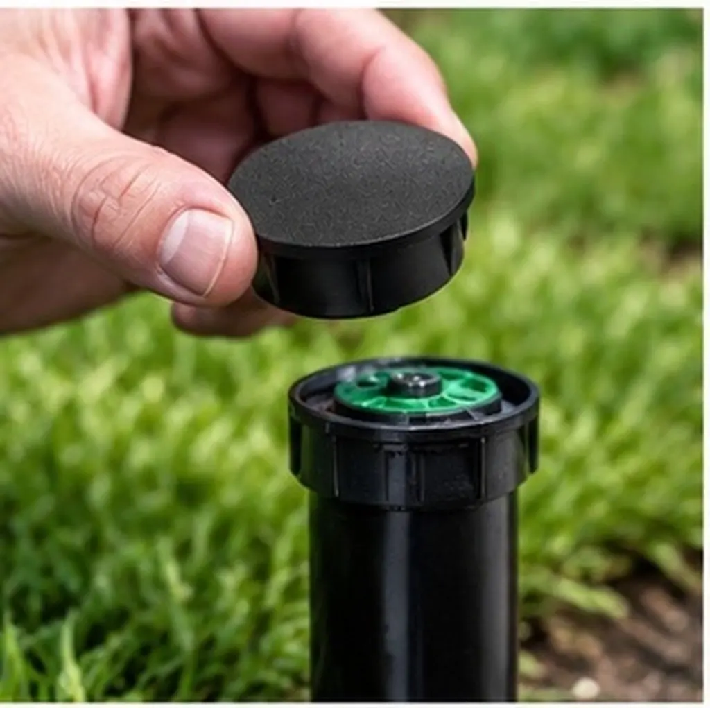 5Sets Sprinkler Spray Caps Precise Shut-Off Irrigation System Replacement Plastic Sealed Head Covers for Garden Lawn Farm