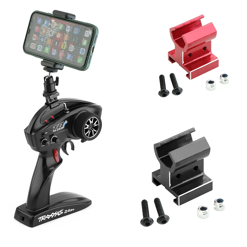 

Metal Transmitter Phone Holder for TRX4 TRX6 E-Revo Slash RUSTLER T-Maxx E-Maxx RC Car Upgrade Parts