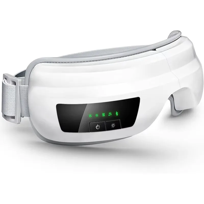 Heated Air Compression Eye Massager Mask with 180 Folding Design 5 Massage Modes Music-Complimentary Eye Care Gift