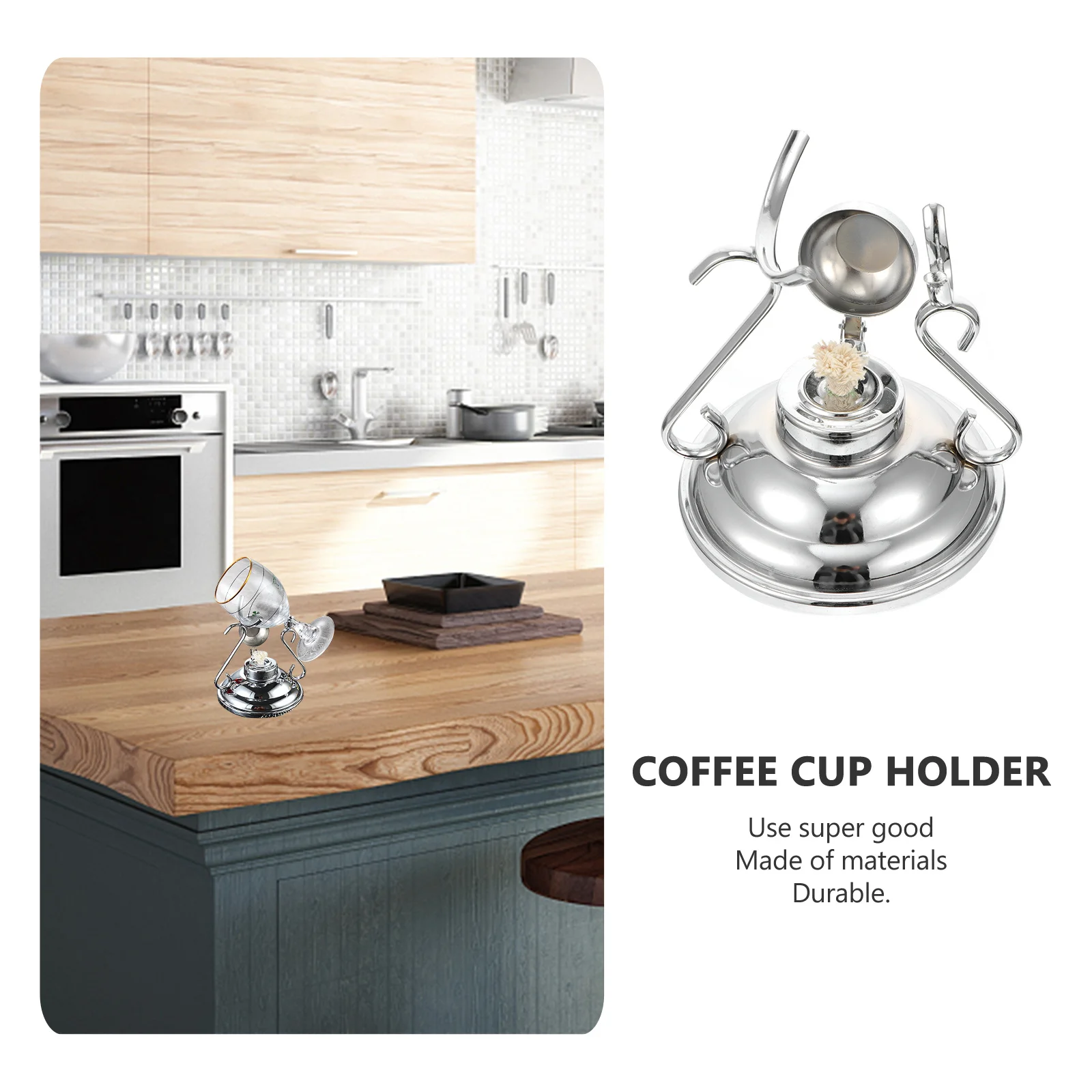 

Coffee Cup Rack Material Wine Glass Organizer Convenient Storage Display Stand for Kitchen and Bar Cup Rack