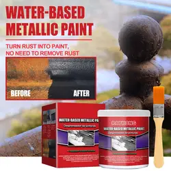 100g Auto Anti Rust Paste Water-based Metal Surfaces Repair Rust Remover Car Chassis Rust Converter Car Cleaning Repair Supplies