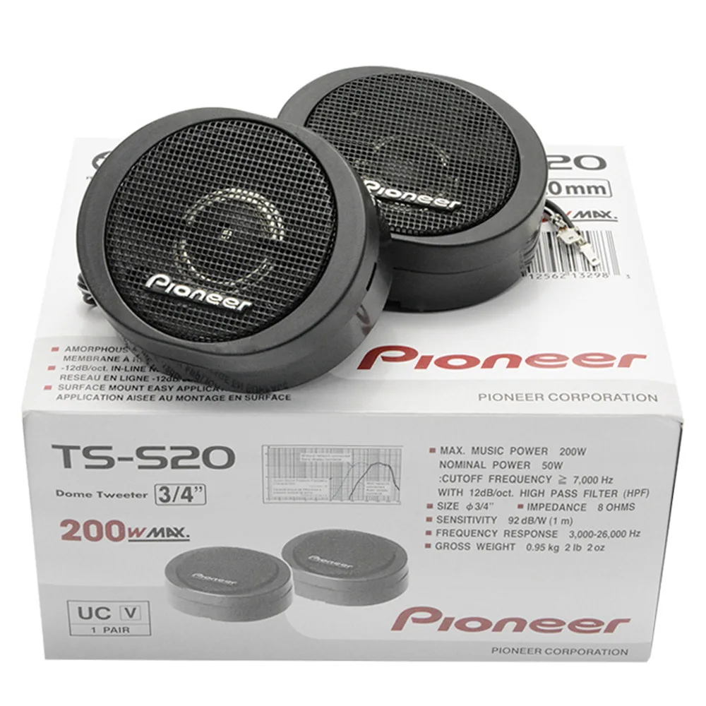 Car Audio Pioneer Tweeter, 3-inch   Mounted Tweeter Head