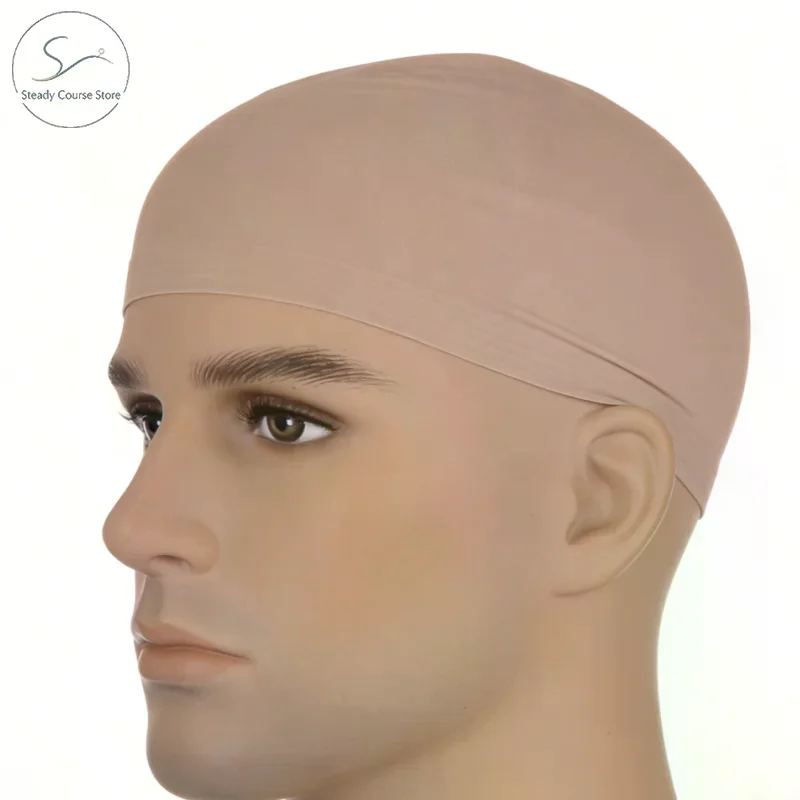 Funny Latex Skin Fake Bald Head Unisex Fancy Film Party Wig Cap Latex Mask Hat For Kids Or Adults Festival Activity Play