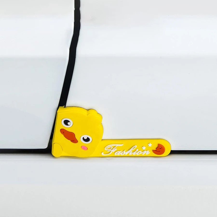 4PCS car door corner anti-collision sticker cartoon cute body door edge anti-collision rubber strip for opening the door anti-co