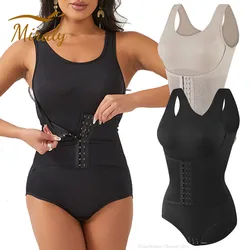 New Style Bodysuit Shapewear With Zipper Women Belt Tummy Control Fajas Body Shaper Waist Trainer Slimming Waist Cincher Corset