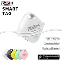RSH GPS Trackers Android Tag for XIAOMI Samsung Moto Works with Google Find Camera Car Rental Locating Out Range Alarm Reminder