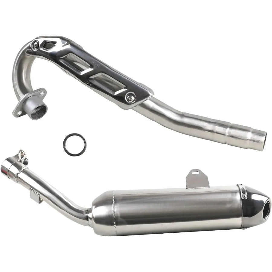 

38mm Exhaust and 35mm Muffler Pipe with Gasket for Dirt Pit Bike Scooter Motorcycle 150cc 200cc 250cc Performance Upgrade for O