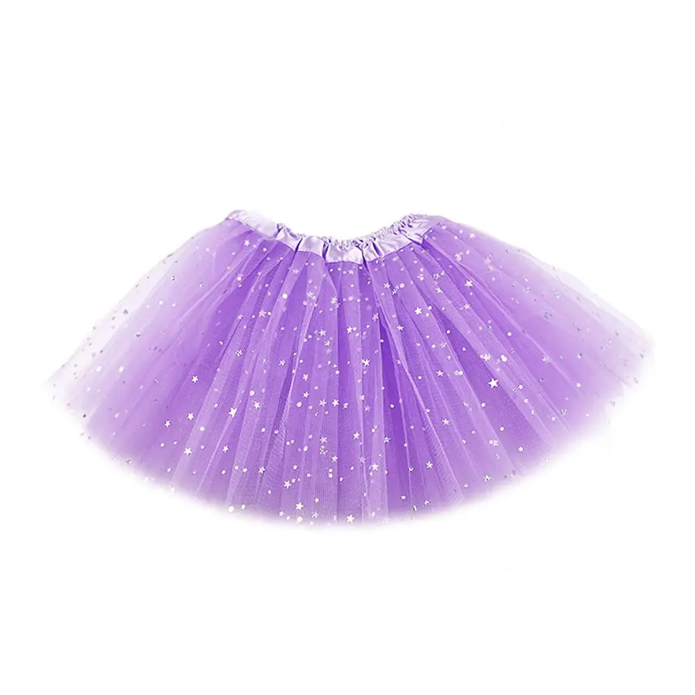 2-8 YEARS Petticoat Fancy Dress Party Dress Ballet Dance Girls  3 Layers Sparkling Tutu Dress