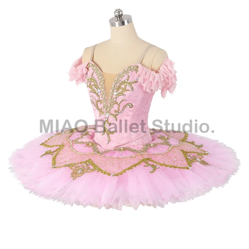 

Gorgeous Sleeping Beauty Split ballet classical Tutu pink Costume professional Platter Ballet Tutu Pancake Boning support 0334