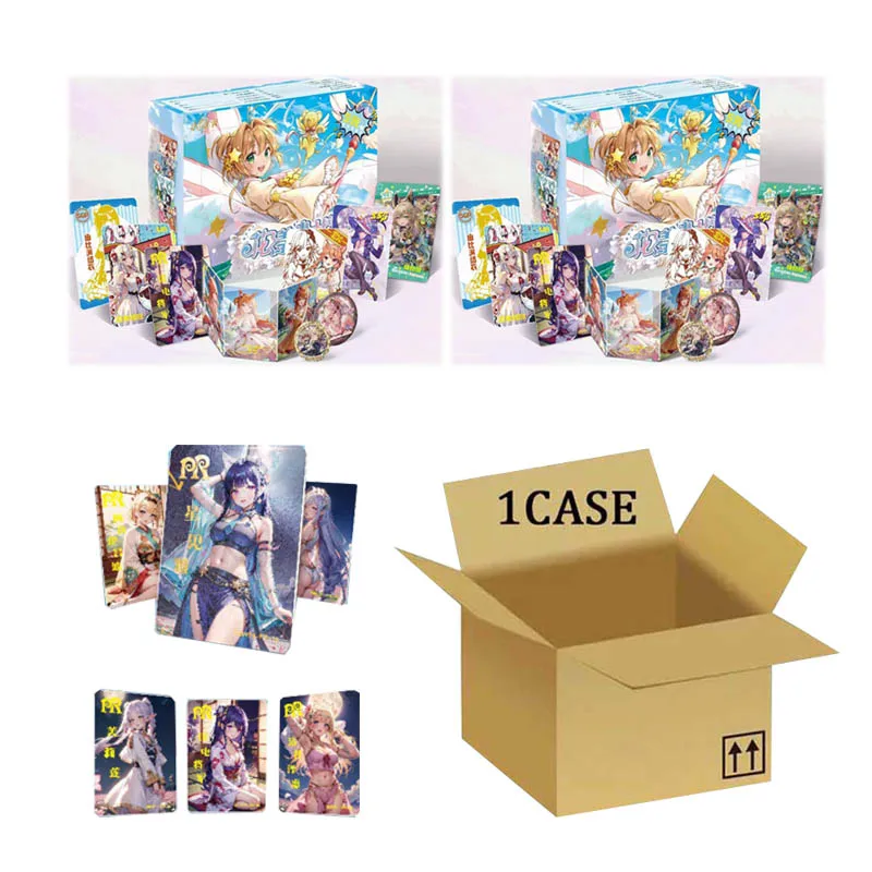 

Wholesales Goddess Story Collection Cards Booster Box Rare XIAOQUANKA Flower Girl 1Case Playing Cards