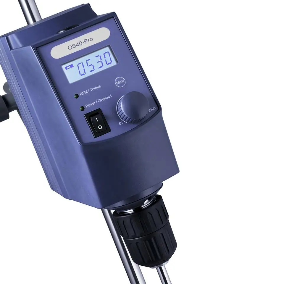 OS40-Pro 40L Overhead Stirrer Mixer LCD Display High Reliability Laboratory Mixer Stirrer Hot Selling Model