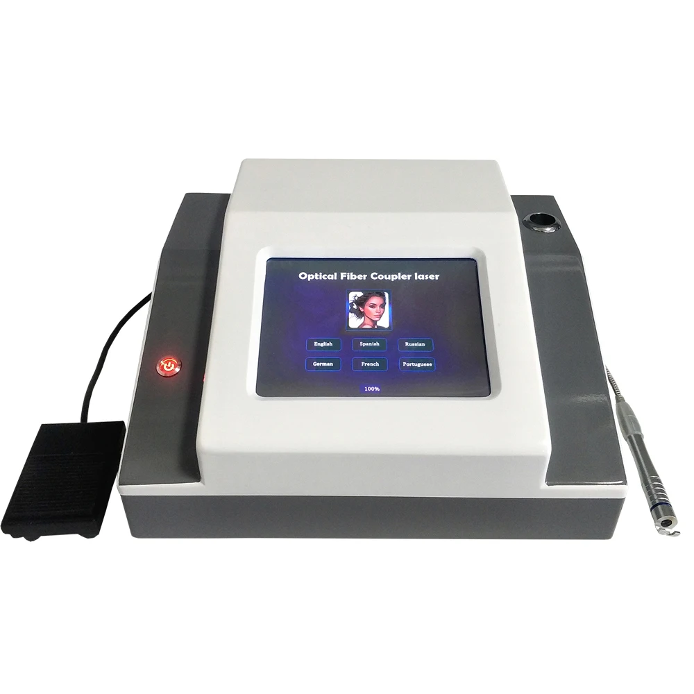 

980nm Diode Laser Vessel Removal Machine to remove spider veins 980 Vessels to remove nail fungus 2024