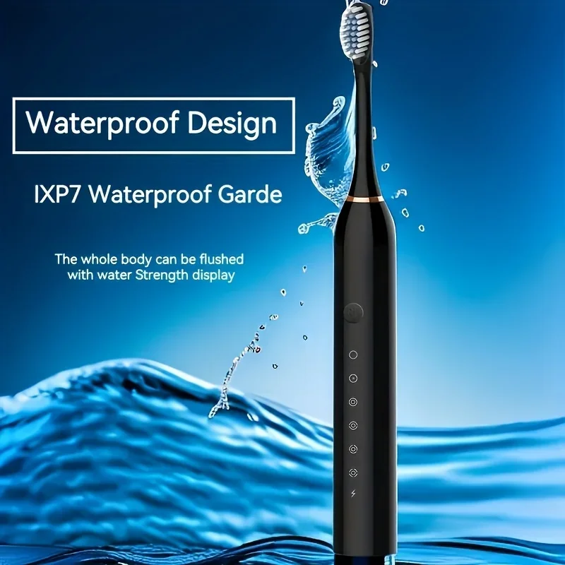 1pc Portable Electric Toothbrush – Compact Rechargeable Toothbrush for Travel & Daily Use – Advanced Oral Care Solution image 2