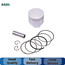 49mm 49.25mm 49.5mm 49.75mm 50mm STD ~ +100 125cc Motorcycle Piston Rings Kit For Yamaha YFM125S GRIZZLY 125 2004 YFM125 YFM 125