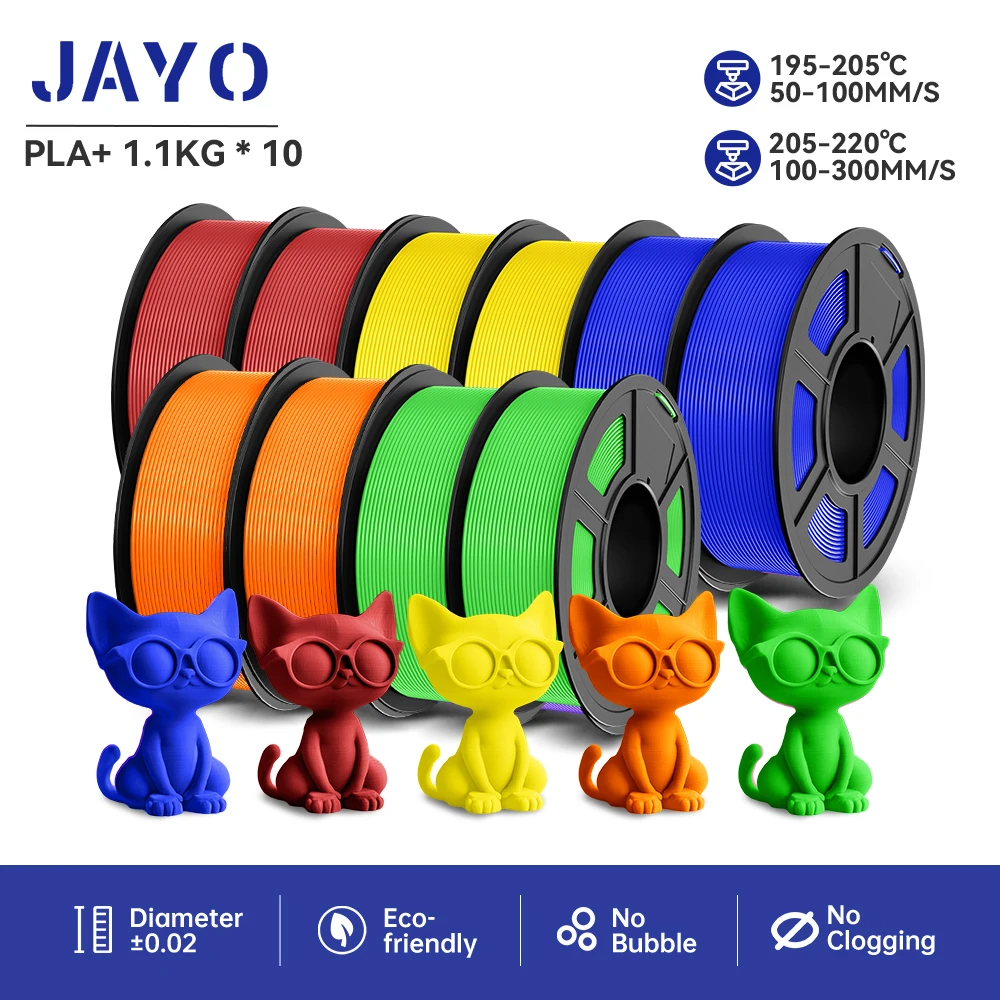 

JAYO pla plus Transparente 3d printer filament 1.75mm 3d drucker filament for 3D Printing Materials for 3D Printer&3D Pen