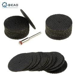 1Set Resin cutting disc 32mm With Mandrels Grinding Wheels For Dremel Accesories Metal Cutting Rotary Tool Saw Blade