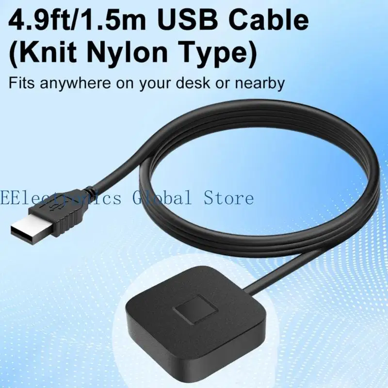 

462B Office Fingerprint Reader USB Passwordless Login Stable Metal Construction Wins System Support