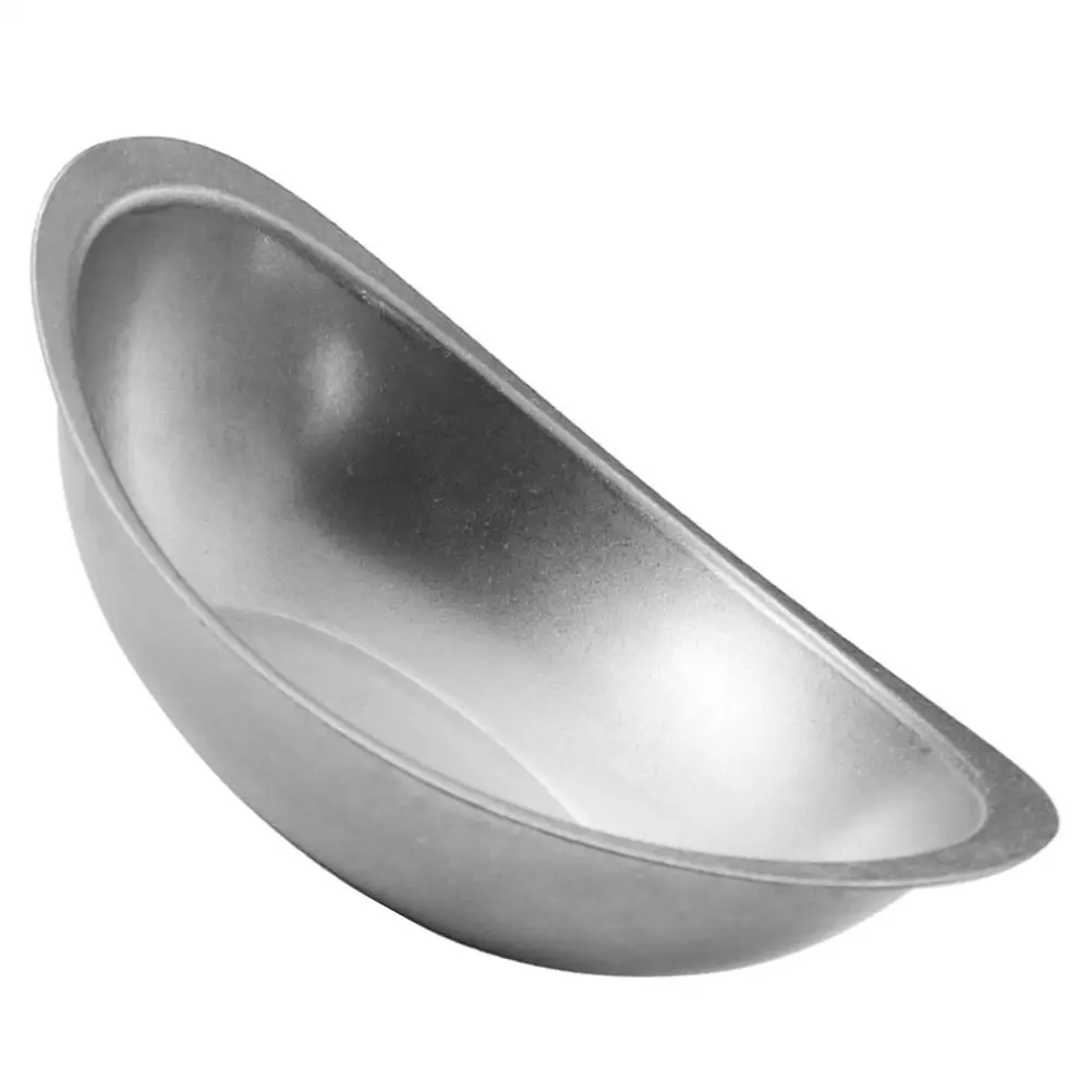 

Stainless Steel Ingot Bowl 20x13cm Multipurpose Fruit Salad Snack Container Kitchen Gadget for Home Parties Weddings