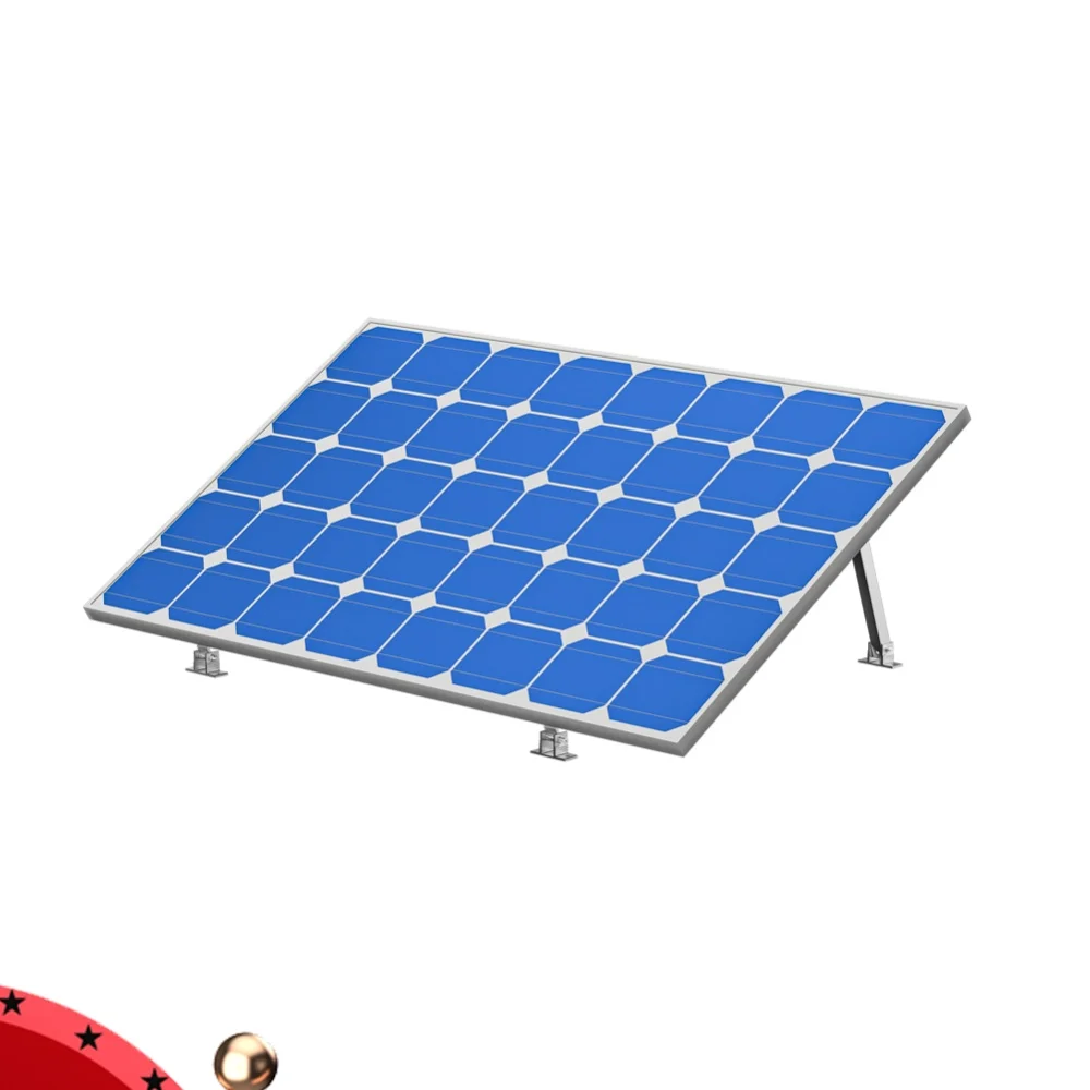 Solar Holder End Clamp Kit Adjustable Photovoltaic Bracket Aluminum Alloy Solar Panel Mounting Bracket 15-30 Degrees