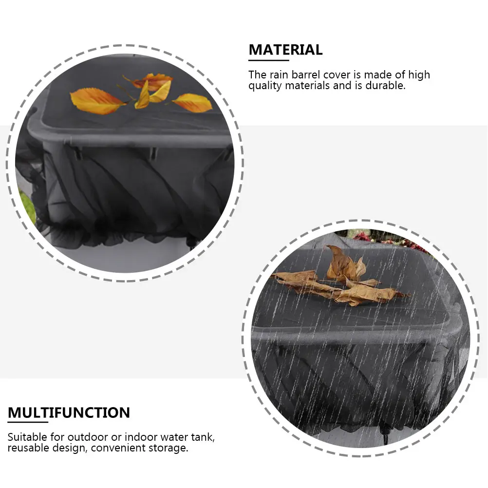 

1PC Outdoor Rain Cover Insect-Proof Mesh Net Water Bucket Protector