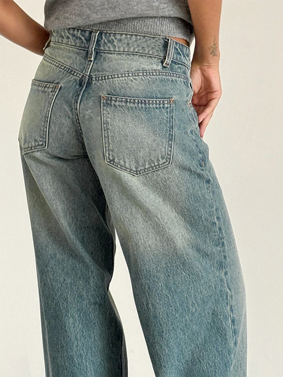 High Waist Skinny Jeans Stretchy Denim Pants with Distressed Details and Frayed Hem for Casual Chic Outfits