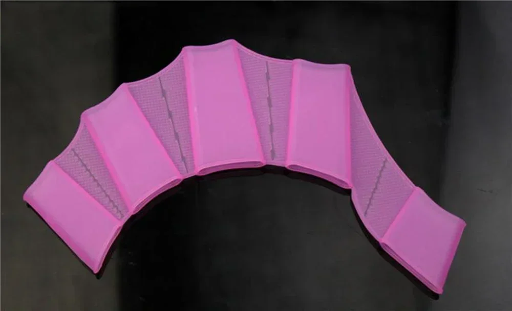 Silikon-Schwimmflossen, Flossen für Männer, Frauen und Kinder, Schwimmbad, Sport, professionelles Training, Fingerhandschuhe mit Flossen, Paddel, Ausrüstung. – Detail 16