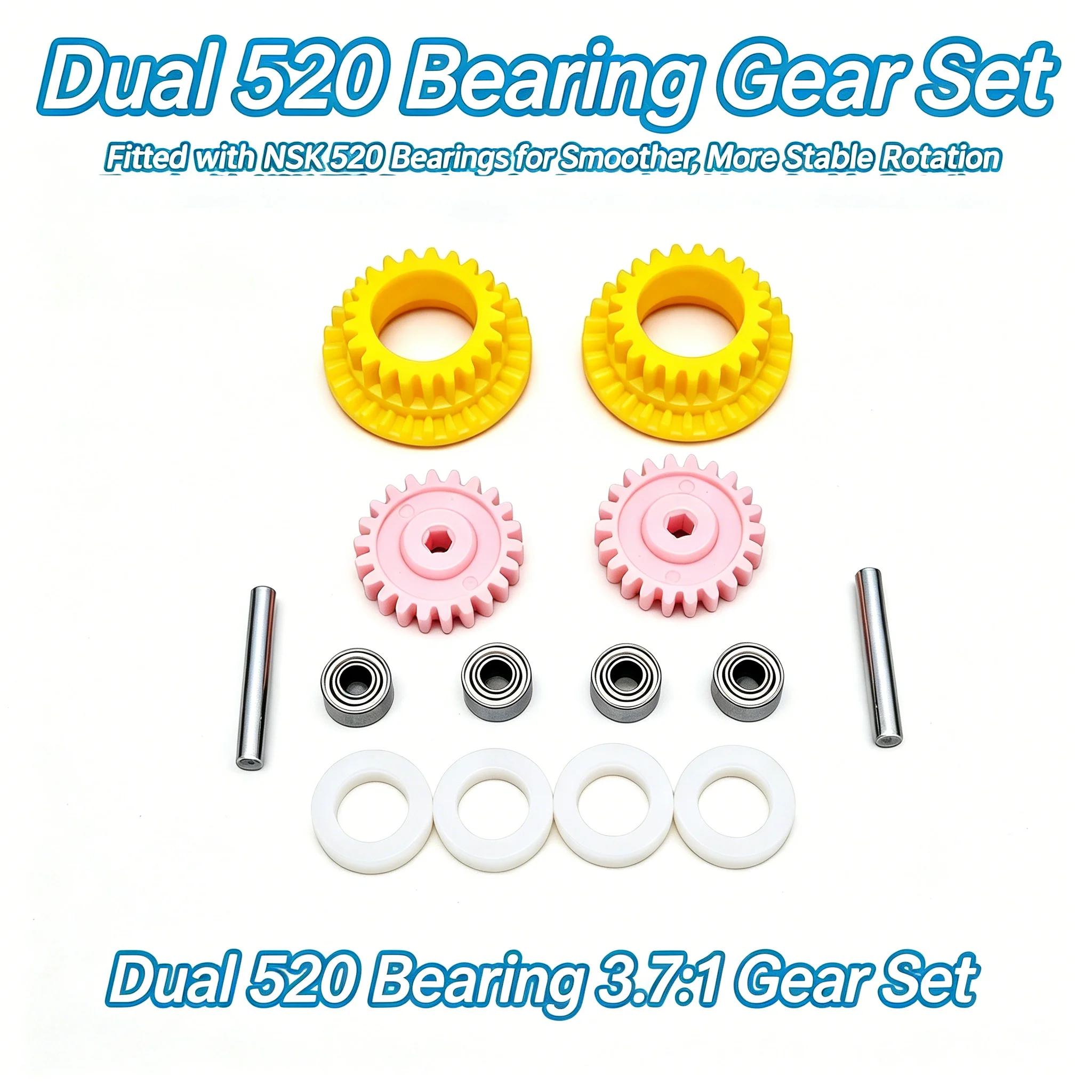 

For Mini 4WD 3.5:1 Ratio Motor Gear High Speed Gear Set Compatible With MS MA S2 VS Chassis DIY Modified Upgrade Accessories