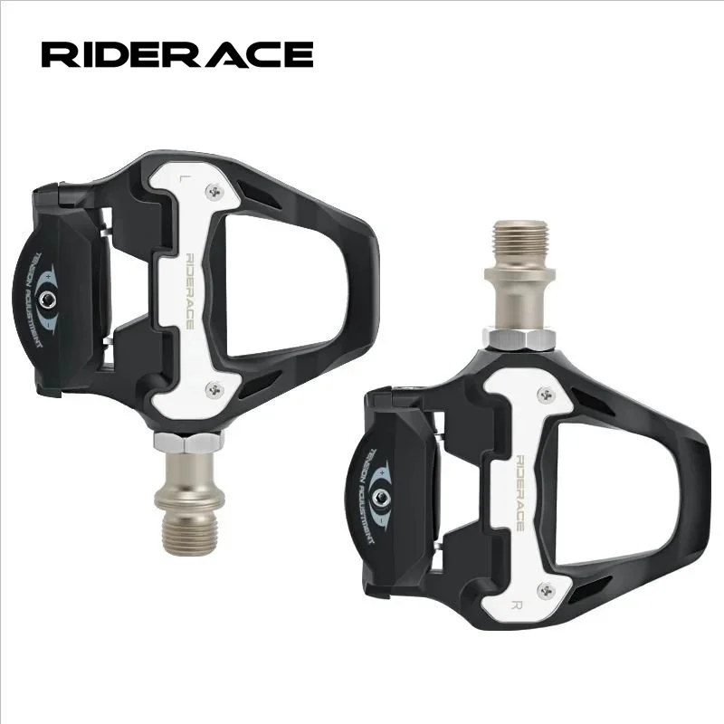 

RIDERACE Road Bike Pedal For SPD SL System Bicycle Self Locking Pedals Gravel Cycling Sealed Bearing Cleats Clipless Pedal