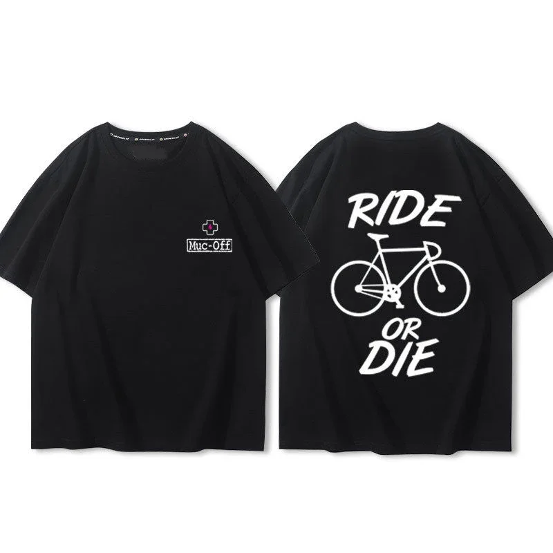 Ride or Die Back Print Cotton T Shirt Fashion Brand Luxury Y2k Tops Men Women Summer Essentials 2023 New Vintage Cool Tees