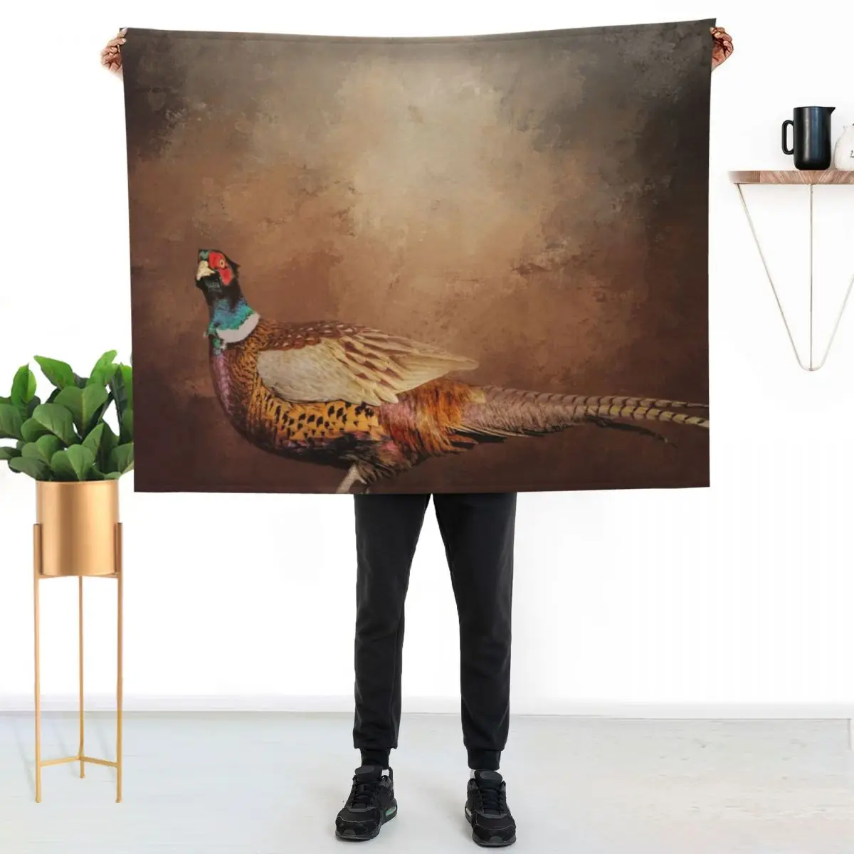 Handsome Common Pheasant Throw Blanket blankets ands Loose Luxury Quilt Thermals For Travel Sofas Blankets