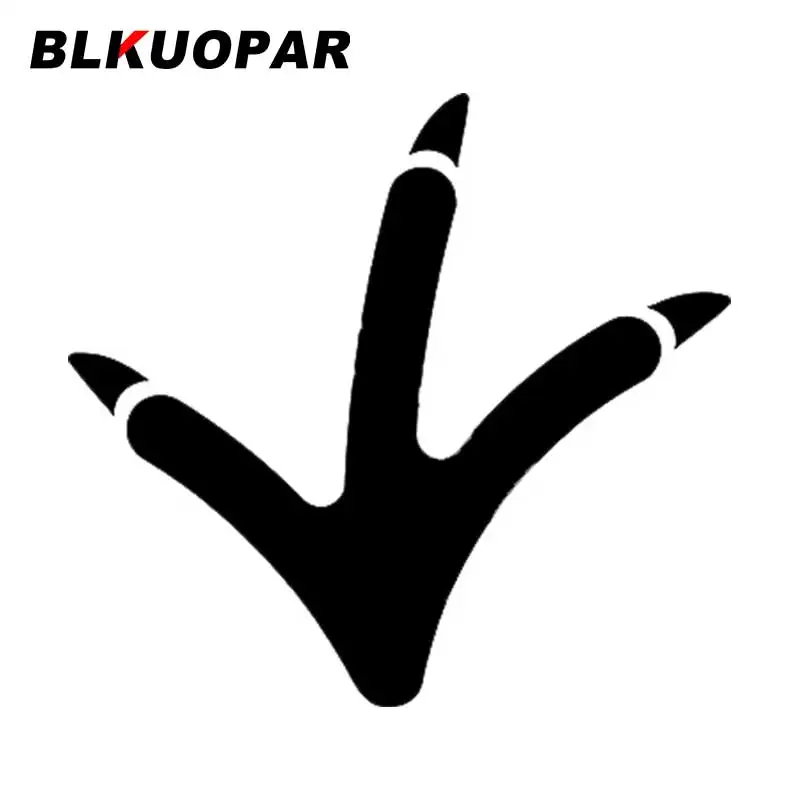 

BLKUOPAR for Footprints Paw Car Sticker Personality Occlusion Scratch Decal Funny Refrigerator Bumper Windows Car Accessories