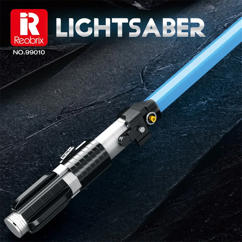 

Reobrix Lightsaber/Darksaber Series, комплект строительных блоков, сборка мелких частиц, кирпичи, модель, детские игрушки «сделай сам», рождественские подарки 99010-99024