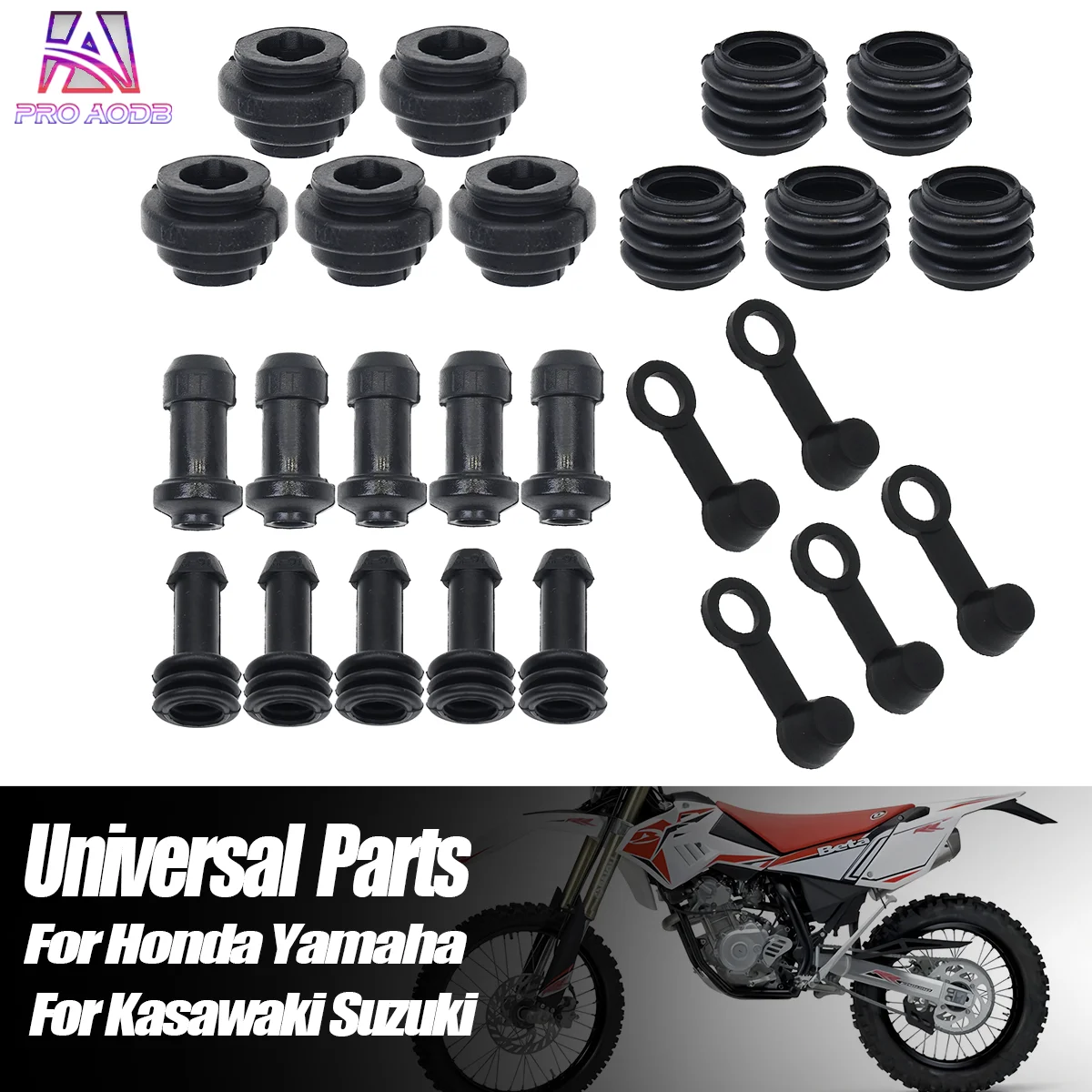 Off-Road Wheeler Maintenance Accessories 5/10 Pack Brake Shock Absorber Dustproof Rubber Cap Prevent Brake Pump Rust Oil Leak