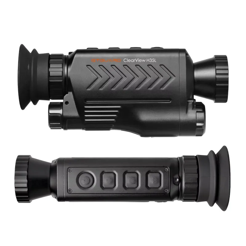Long-Range Thermal Detection Monocular for Outdoor Enthusiasts, Featuring a Sharp Display and Easy Portability