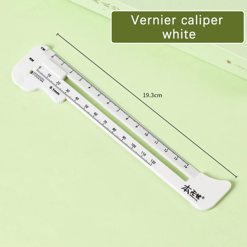 Plastic multifunctional vernier caliper, high-precision industrial grade student mini tool, measuring ruler