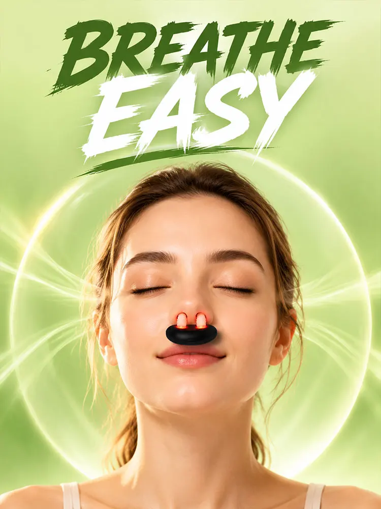 Compact Nasal Phototherapy Device Rechargeable Red Light Care Tool for Personal Daily Use