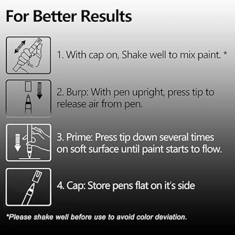 DIY 550 Metallic Marker Paint Pen Festive Supplies Signature Pen Oil-Based Marker Pen