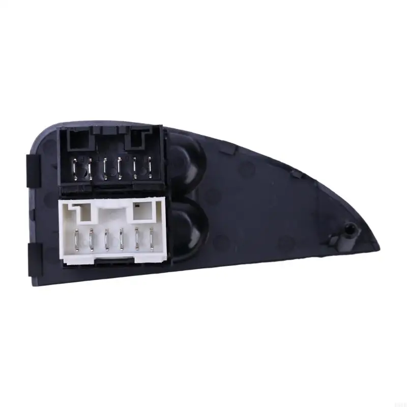 Vehicle Glass Regulator Button Panel for Palio 01, Two-Key Black ABS Housing with Original-Style Insertion Connection, H9EE