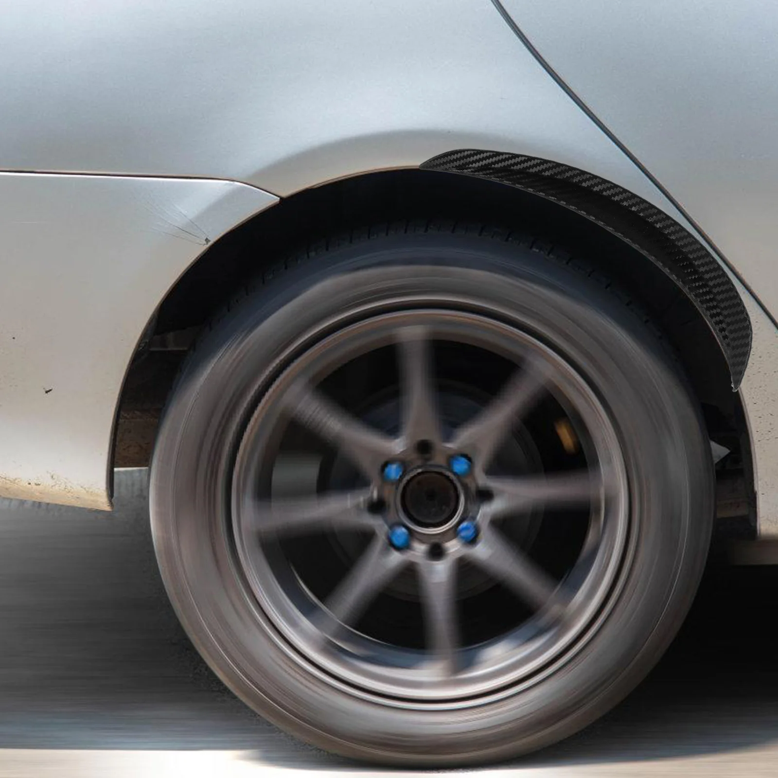 

2Pcs Car Bumper Guard Soft Rubber Protector Strips Anti-Collision Edge Bumper Trim