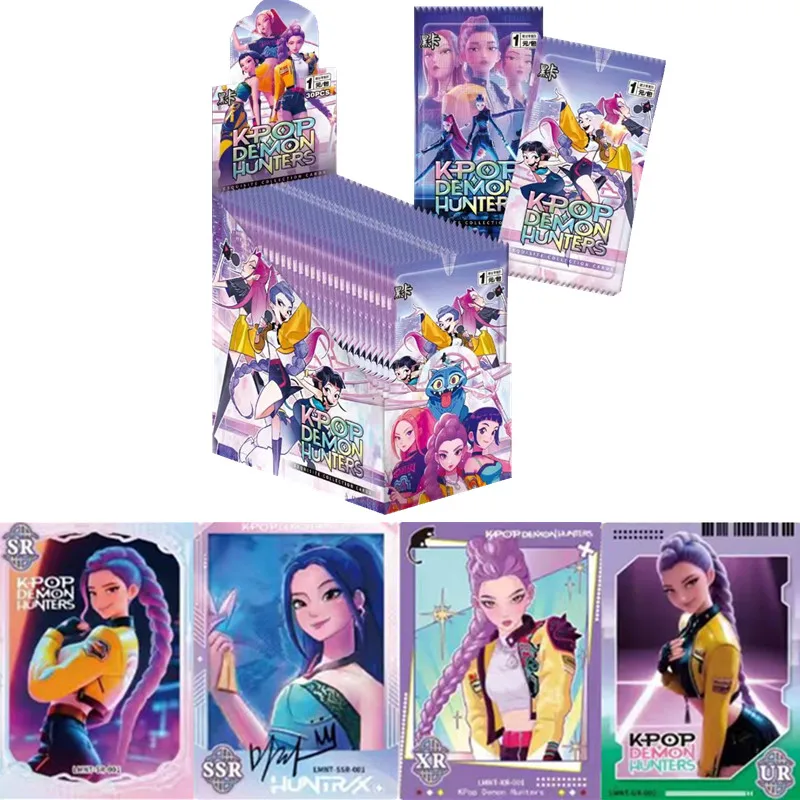 K-Pop-Demon Hunters Card Rare Anime Character Games Collection Card Blind Box Children's Toys Christmas Gifts