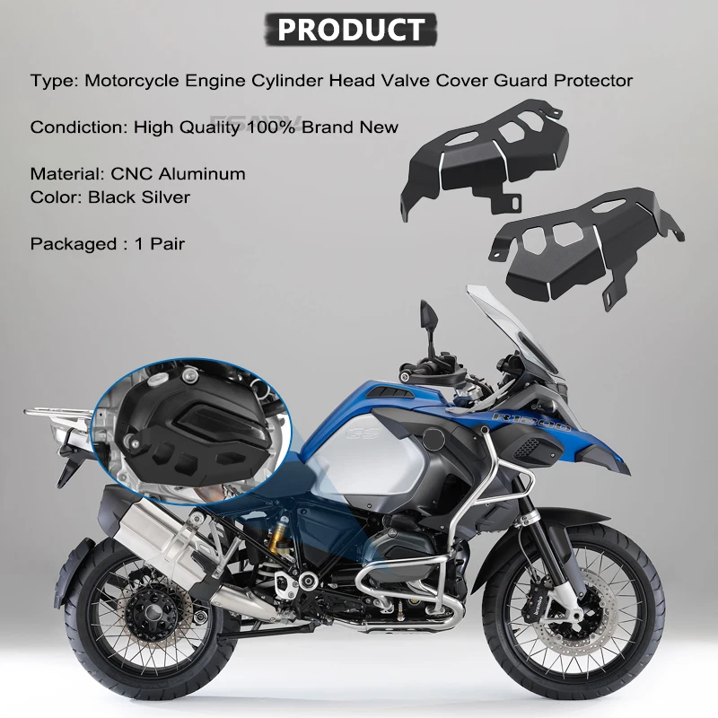 Engine Guards Cylinder Head Guards Protector Cover Guard Fit For BMW R1200GS R1200 GS ADV R1200R R1200RS R1200RT R1200 R/RS/RT