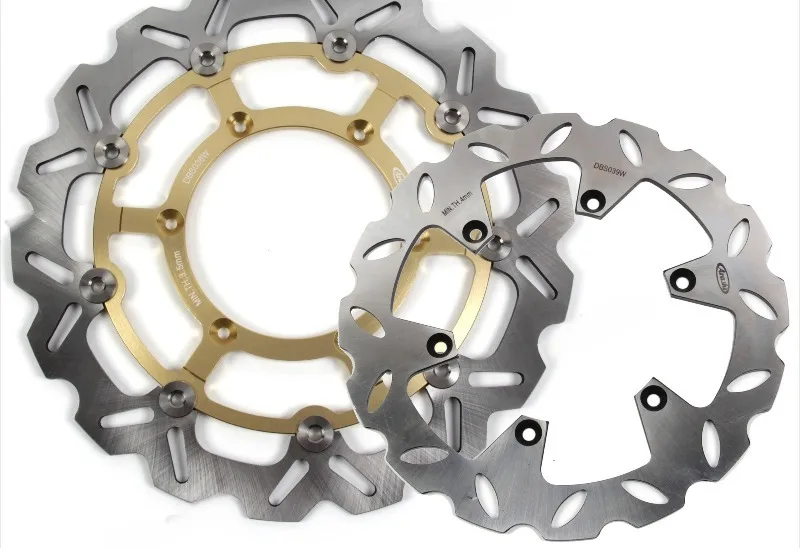 1 Set For 2005 - 2021 CNC Front Rear Brake Disc Rotor DR-Z 400 SM 2013 2014 2015 2016 2017 2018 2019 2020