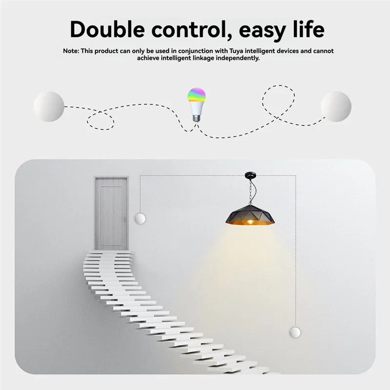 

B04C-Innovative Ручной переключатель Tuya Zigbee, 2 шт., управление умными сценариями, беспроводно через приложение Smart Life