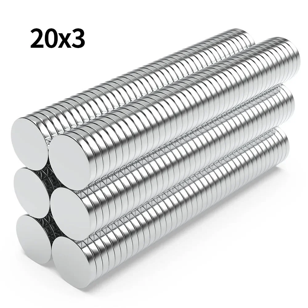 20x3mm N35 Super Strong Neodymium Magnet Round NdfeB Powerful Permanent Magnetic imanes Refrigerator Magnets 20*3