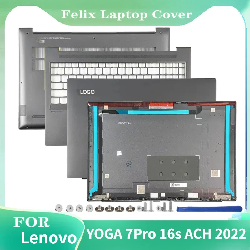 

New For Lenovo YOGA 16S ACH 2022 Slim 7 Pro 16ACH6 Laptop LCD Back Cover/Palmrest Top/Bottom Cover Gray pc case