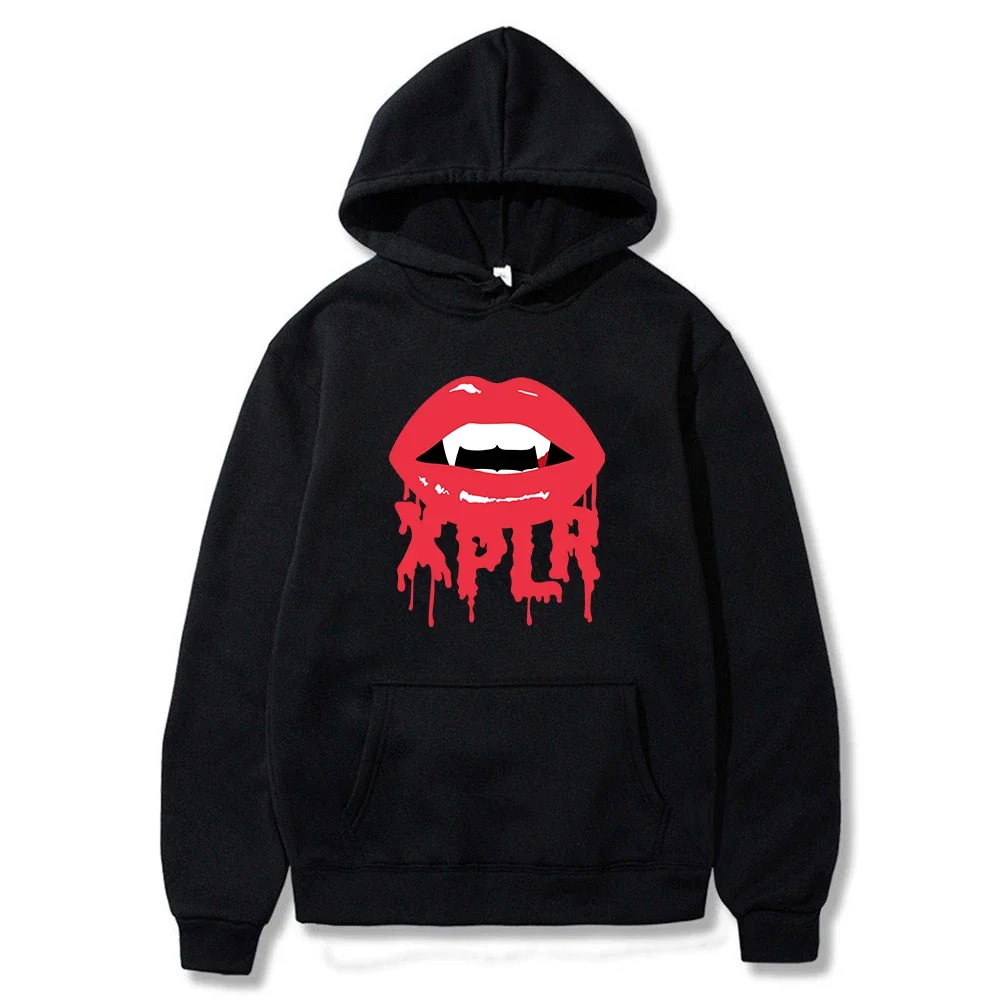 Sudadera con capucha de Sam y Colby XPLR Fang para hombre y mujer, ropa de calle de manga larga con logotipo, Unisex, 2024